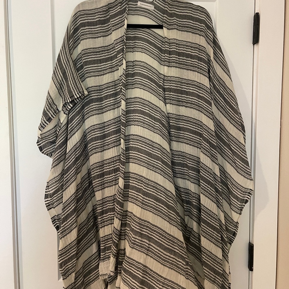 Striped Kimono Cardigan